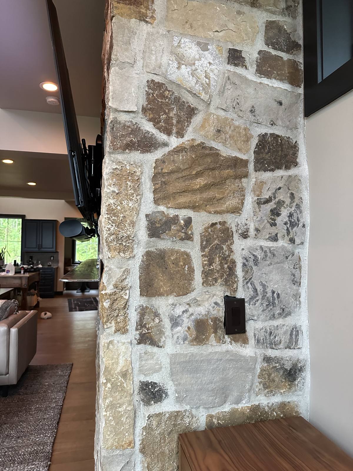 Custom fireplace from a whole-home remodel