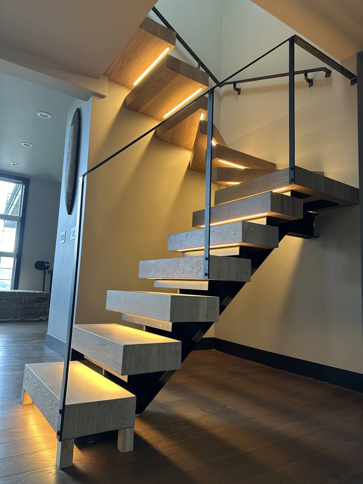 Custom stairs from a whole-home remodel